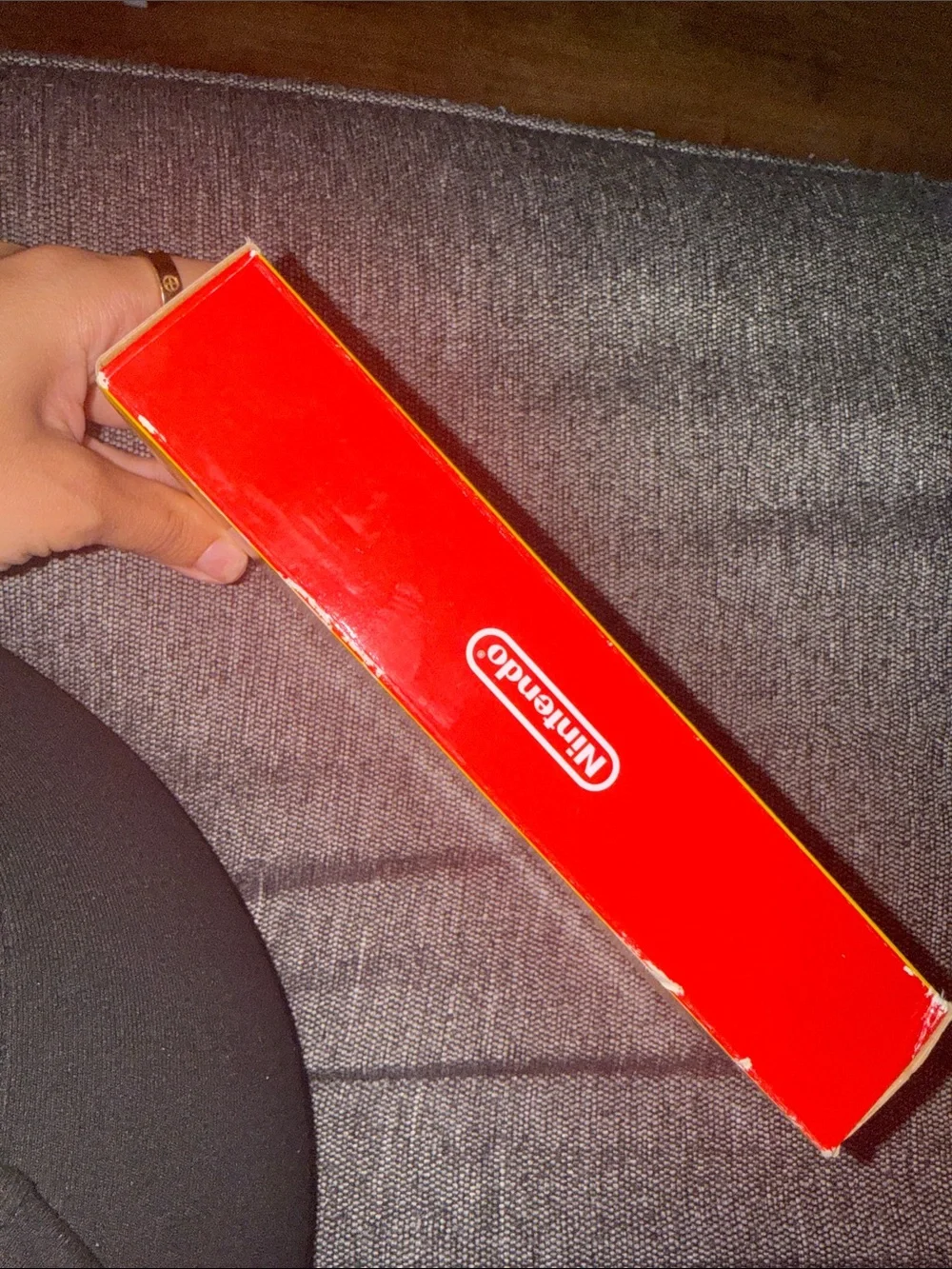 Nintendo 2DS Super Mario Maker Themed Handheld in Yellow with Red Accents